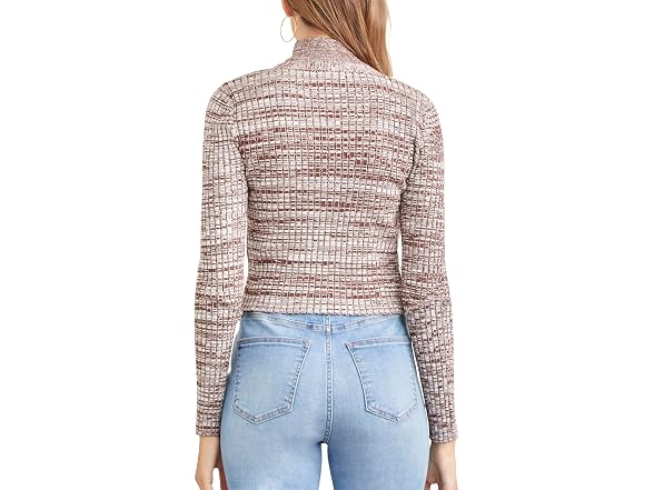 Forever 21 (S) Marled Cardigan Sweater Brown
