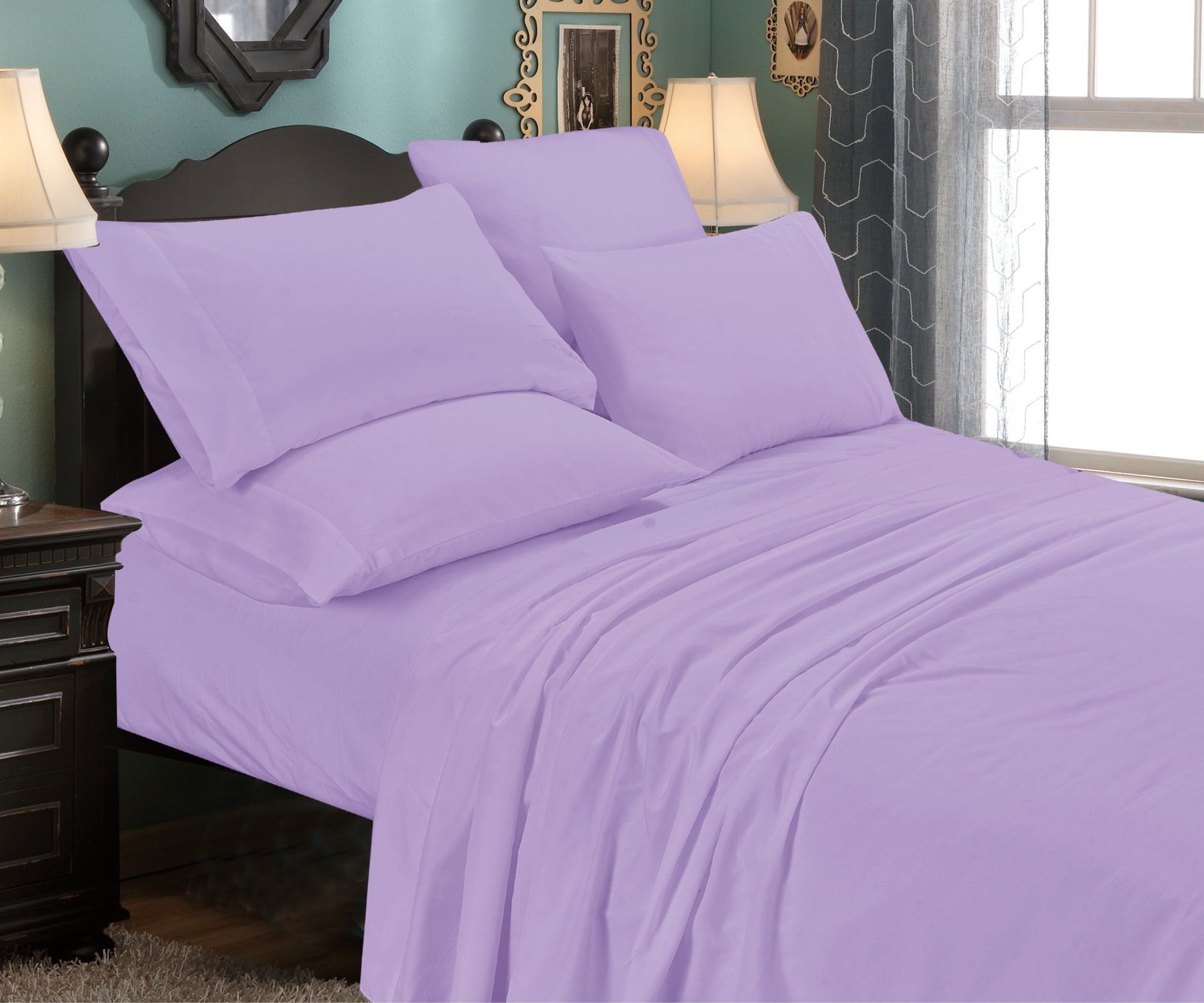 Premium Quality Super Soft Bed Sheet Set - Gallery 34