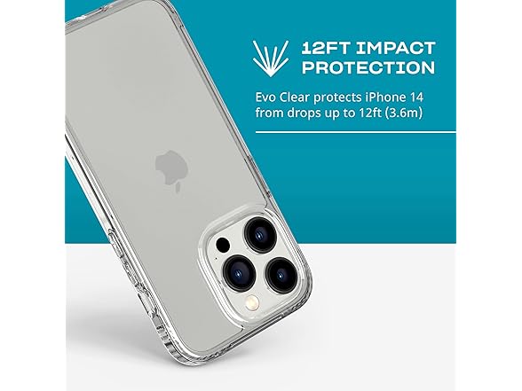 tech21 iPhone 14 Pro Evo Clear – Scratch