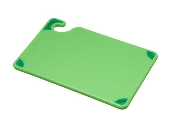 San Jamar Saf-T-Grip Cutting Board with Molded-in Ruler