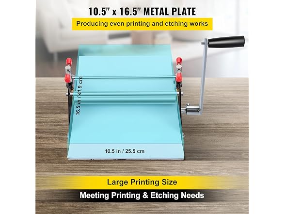 Basic Etching Press, Printing Size 11"L x 10"W