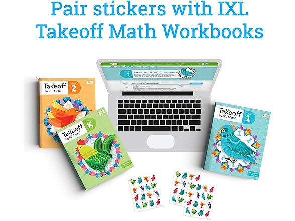 IXL Feathered Friends Stickers - 72pc