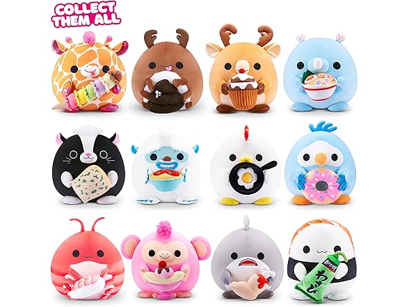Snackles Non-Licensed Series 1 14-inch Plush