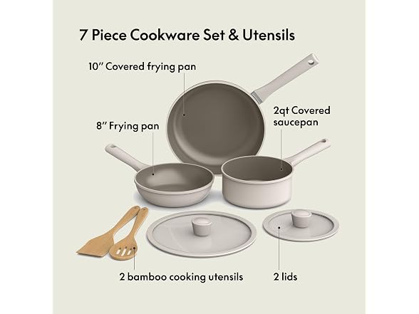 bella 7pc Cookware Set