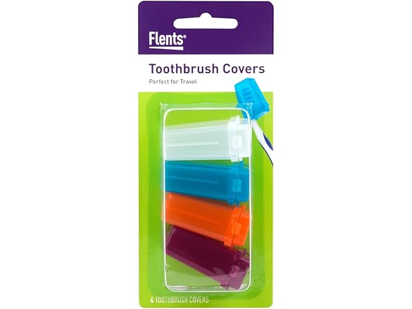 Flents Toothbrush Covers 4pk