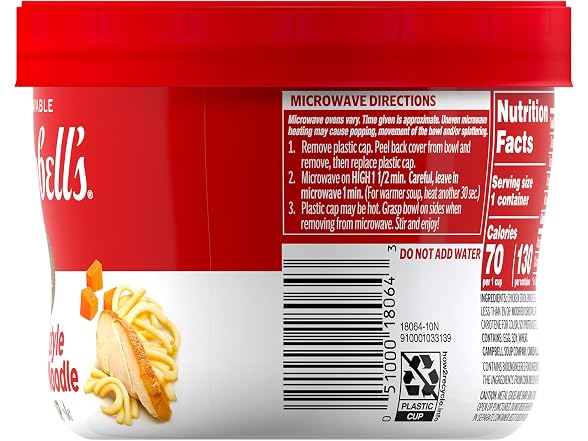 Campbells Chicken Noodle Soup 15.4oz 8 Pack