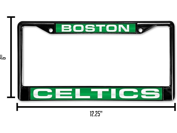 BOSTON CELTICS Laser Chrome License Plate Frame