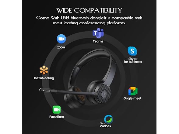 EKSA Wireless Headset, Bluetooth V5.2