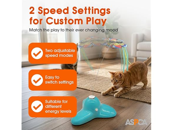 ASPCA Interactive Butterfly Cat Toy, Automatic
