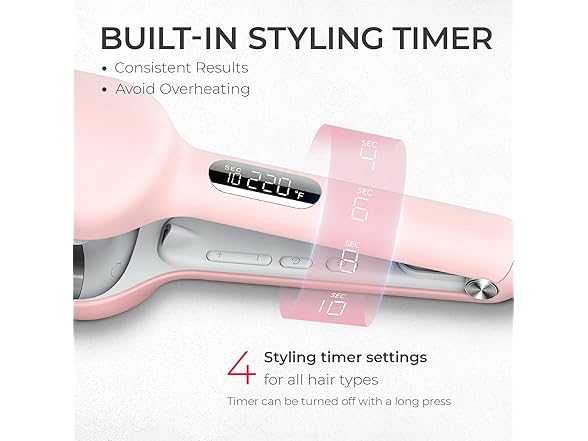 3-Barrel Hair Waver Curling Iron 