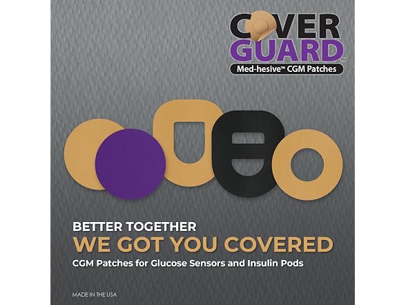 CoverGuard CGM Overpatch for Guardian 4 Purple