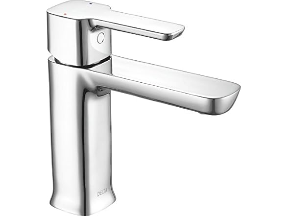 Delta Modern Single Hole Bathroom Faucet