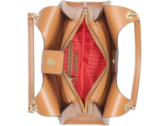 HALSTON Janis Rocky Road Top Zip Hobo