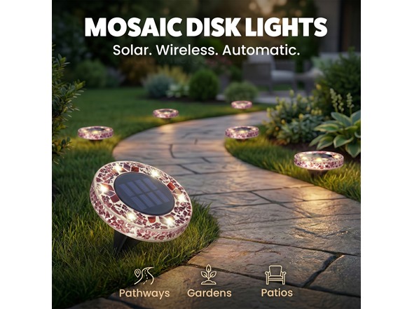 4Pack Mosaic Disk Light