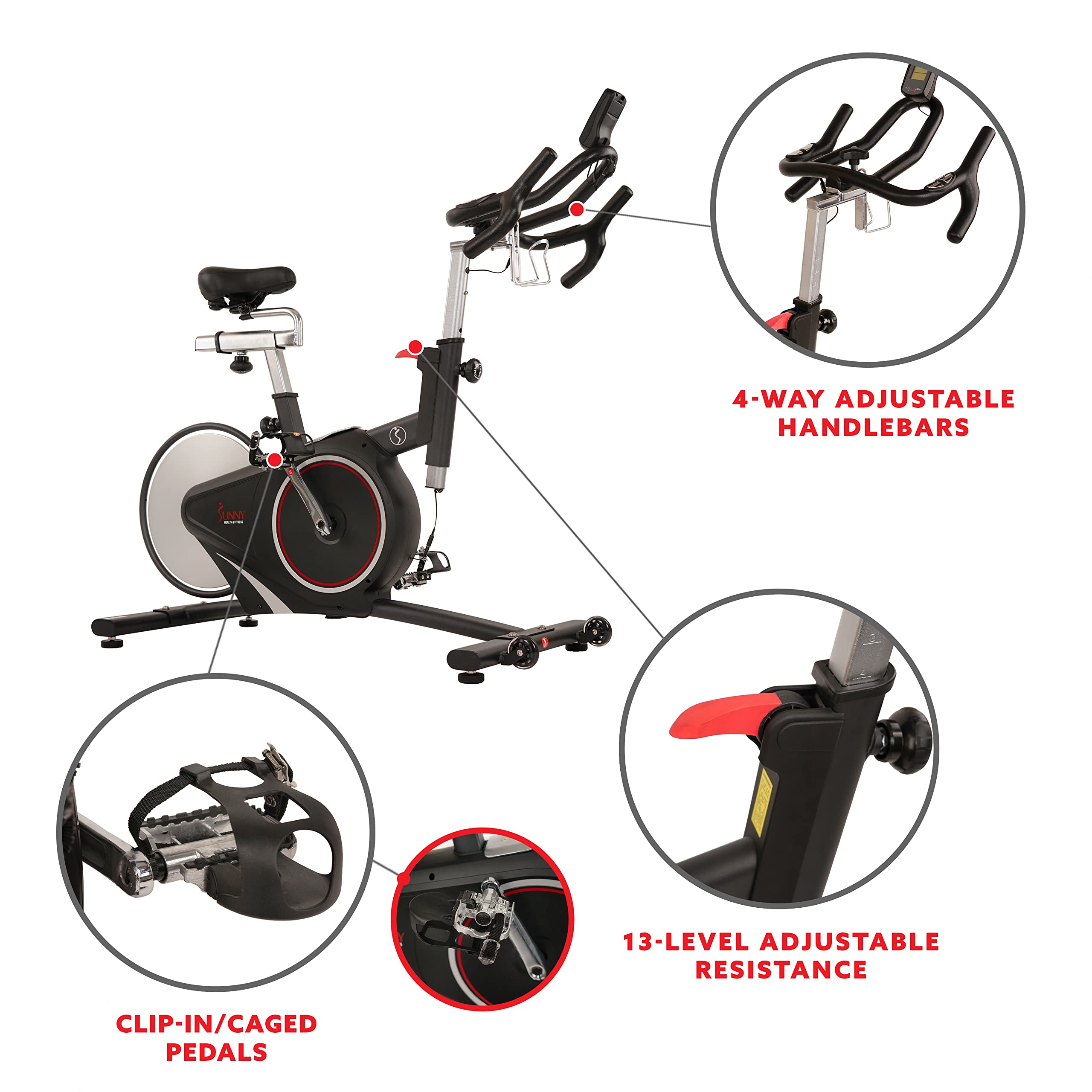 Sunny Health & Fitness SF-B1709 Bike - Gallery 18