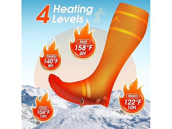 GDFFZM Rechargeable Heated Socks