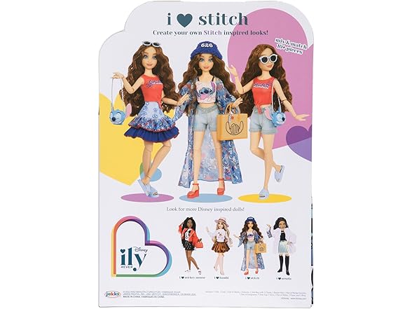 Disney ily 4EVER Dolls Disney 100 Stitch 11.5"