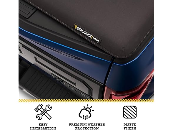 RealTruck Soft Folding Truck Bed Tonneau Cover | Nissan Frontier