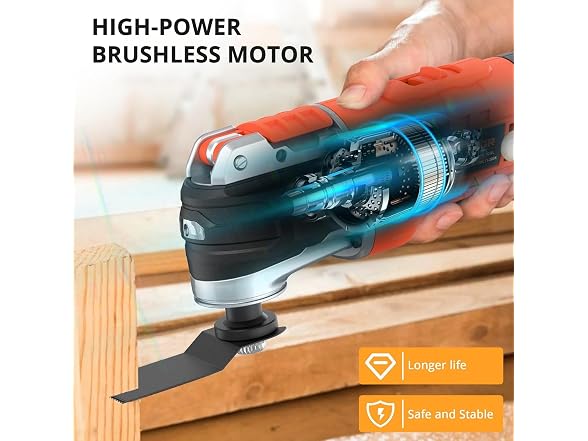 TILSWALL USPROM01 2 Amp Oscillating Saw Orange