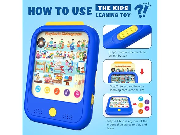 Kids Educational Learning Tablet Ages 2-5