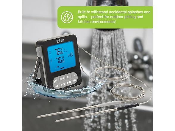 Taylor TruTemp Dual Probe Wired Programmable Thermometer