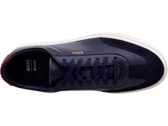 BOSS Kieran Cupsole Sneaker Navy 10