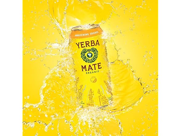 Guayakí Yerba Mate, Energy Drink Alternative, Orange