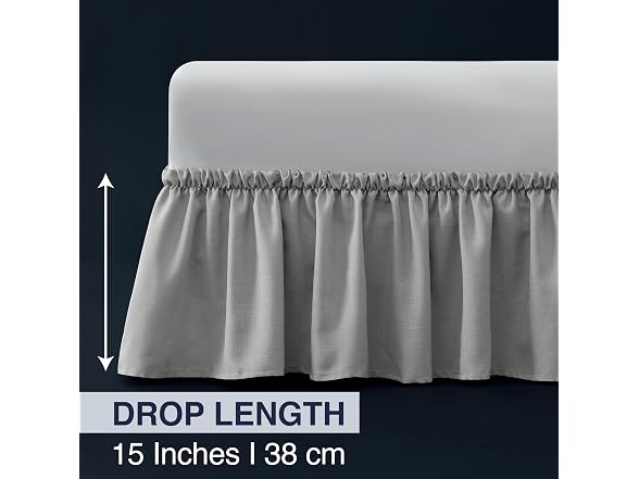 Casual Living Ruffled Wrap-Around Bed Skirt