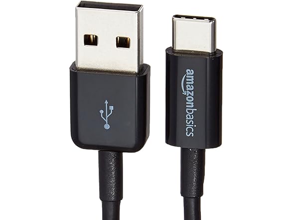 Amazon Basics 5-Pack USB-C to USB-A Fast Charger Cable