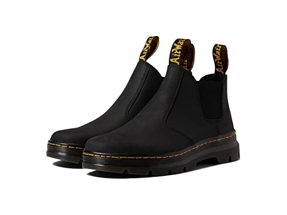 Dr. Martens Unisex Chelsea Boot, Black Pit Quarter, 4 US Men (Open Box)