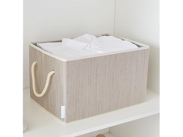 Sukkiri Homu Pack of 2 Large Rectangular Modern Storage Bins