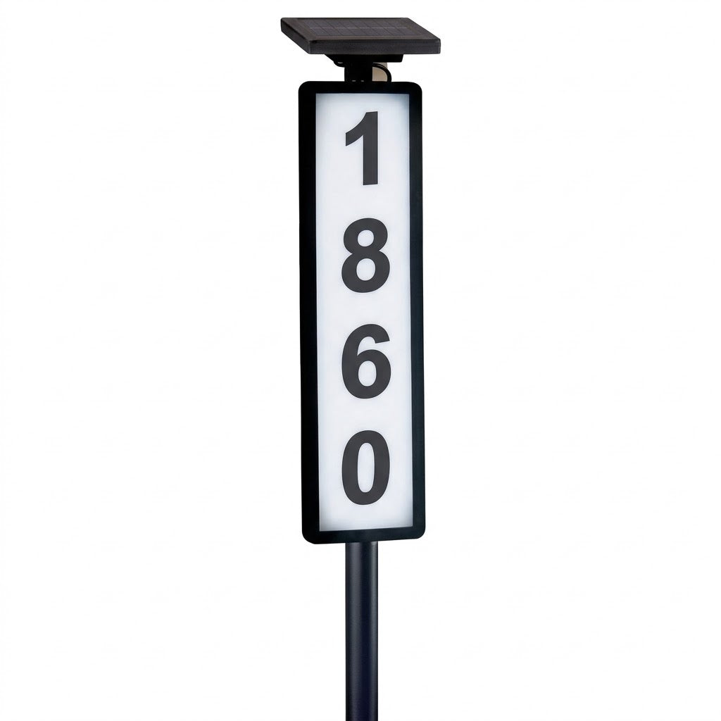 Solar Address Ground Sign - Gallery 2