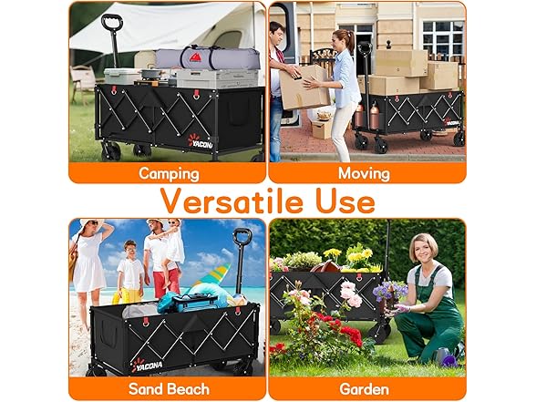 Yozoia Foldable Wagon Cart