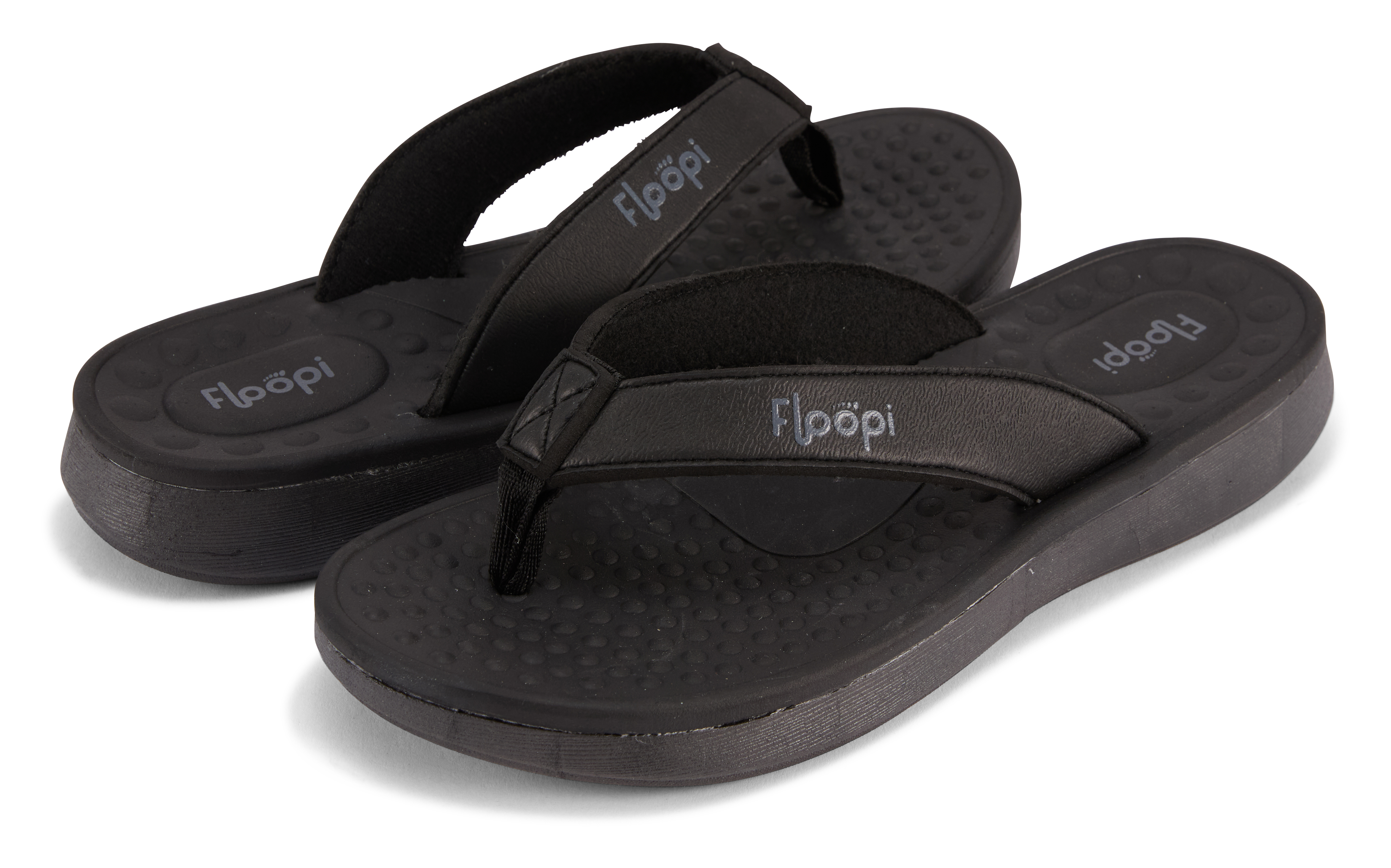 Womens Vegan Leather Thong Flip Flop - Gallery 10