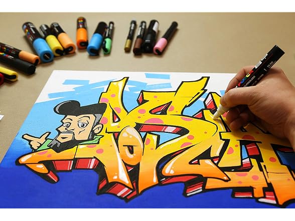 uni-ball 182522 Marker Uni POSCA Bullet Tip Apricot