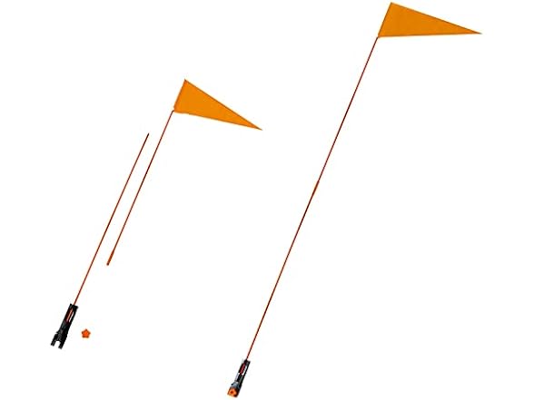 Trademark Innovations Bicycle Safety Flag 5'
