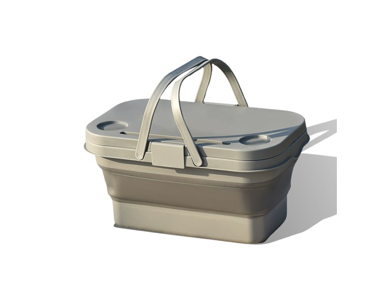 Seamless Outdoors – Collapsable Picnic Basket With Tray Stand