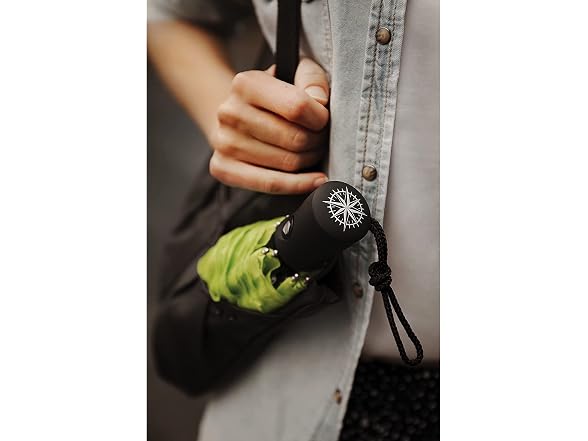 Lewis N. Clark Travel Umbrella, Orange