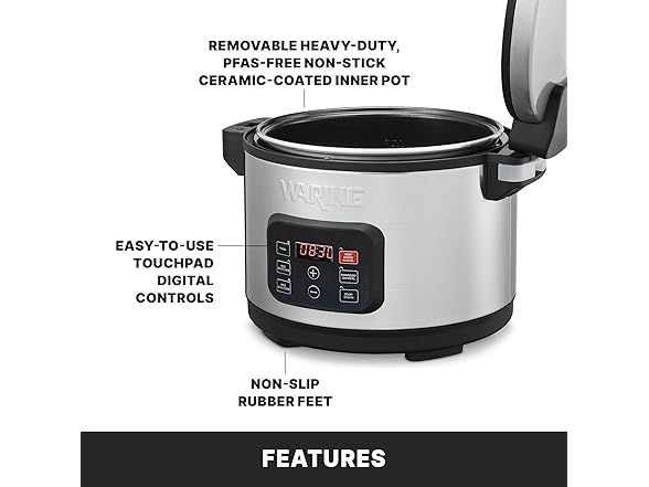 Waring Commercial 40 Cup Rice Cooker
