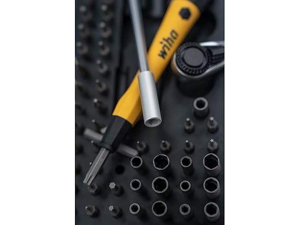 Wiha 75965 65pc System 4 ESD Ratchet & MicroBits Set