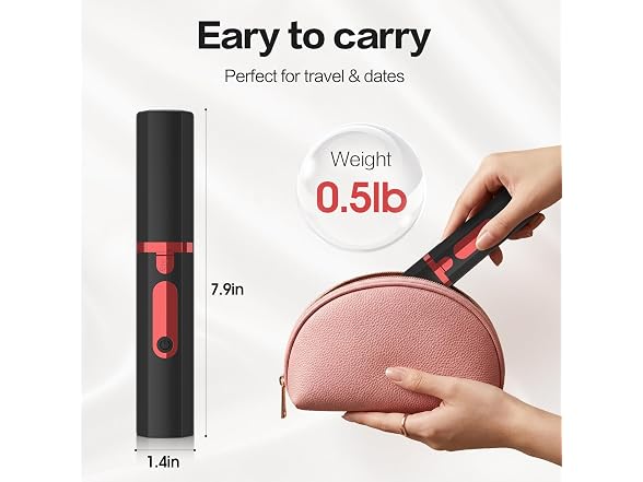 Cordless Hair Straightener, Portable