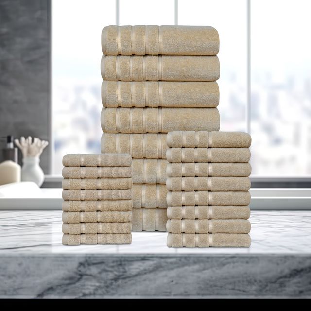 Zero Twist Egyptian Cotton Towel Sets - Gallery 12