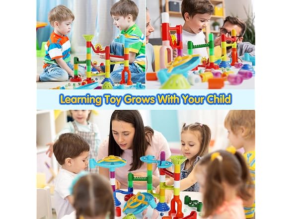 MaxTronic 110pc Marble Maze STEM Kids