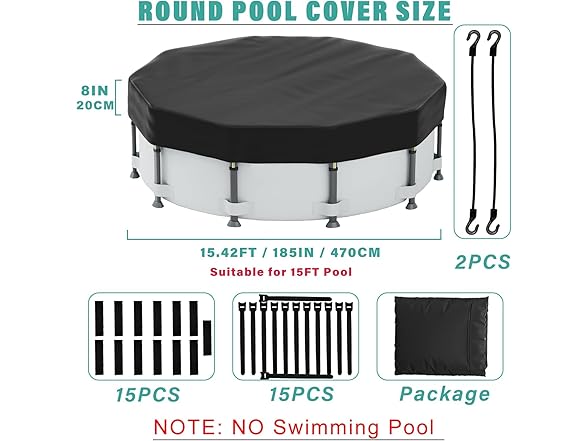 14FT Pool Cover for Above Ground Pools