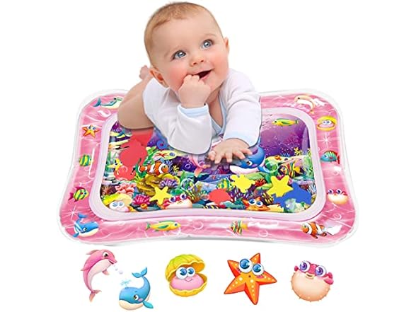 Tummy Time Baby Water Play Mat 2 Pack