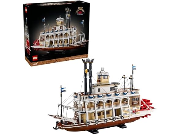 LEGO Ideas River Steamboat Building Set