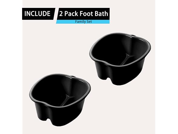 Extra Large Foot Bath Soak Tub 2 Pack – Durable