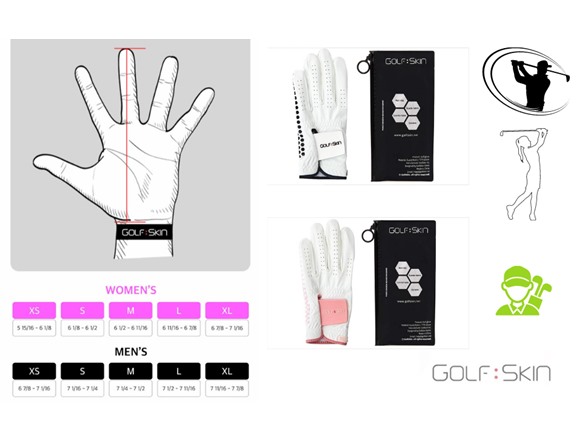 GOLFSKIN Mens & Womens Golf Gloves