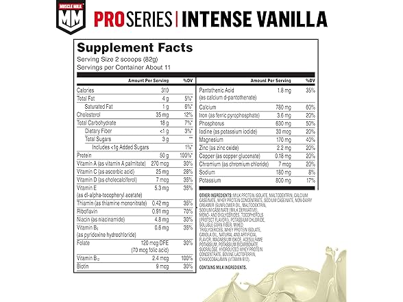 Muscle Milk Pro Series Protein Powder Supplement