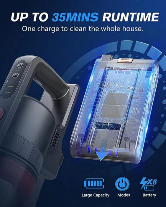 Fykee Cordless Vacuum  - Red - Gallery 8